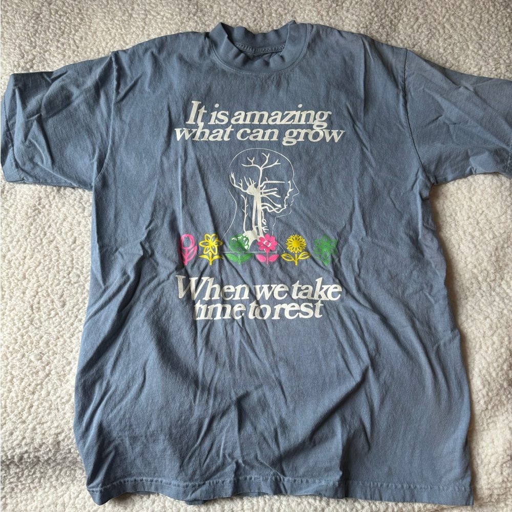 Blue Graphic Tee - Short Sleeve